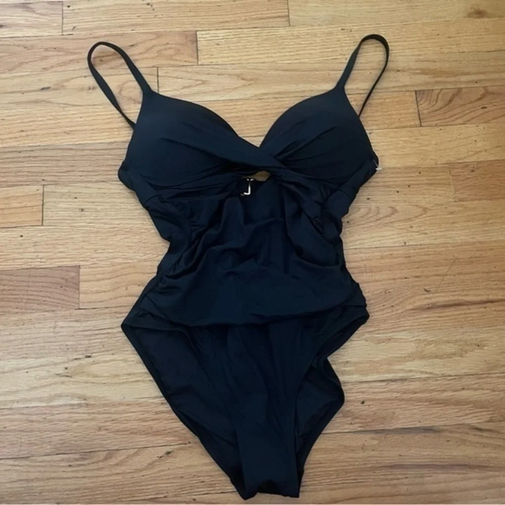 La Blanca Black One Piece Size 4 - Picture 2 of 7
